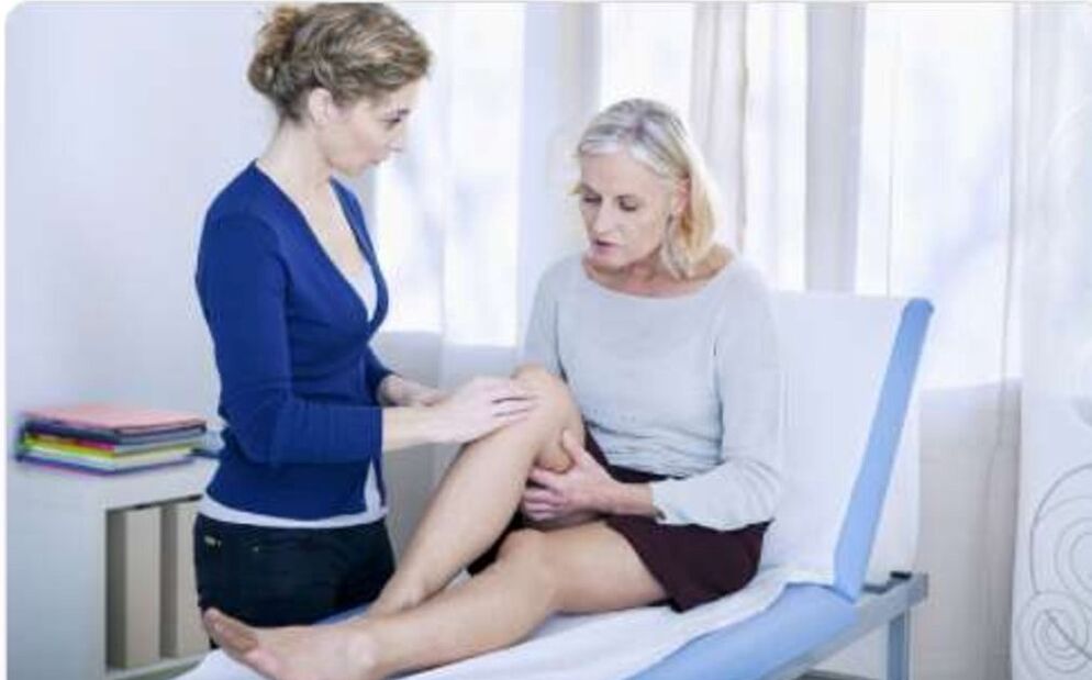 woman joint pain