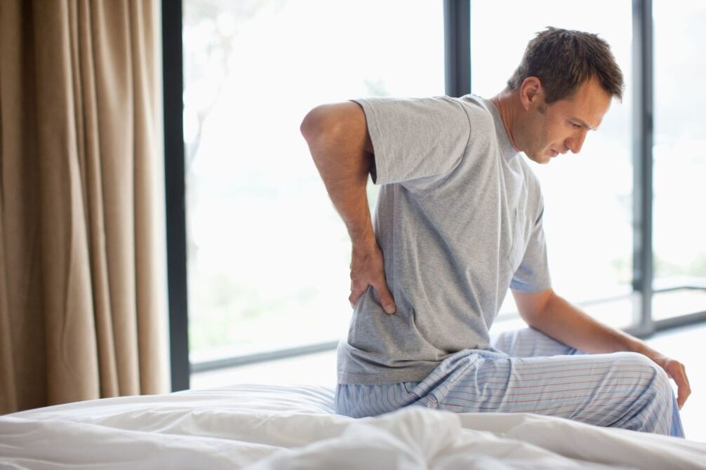 Sharp back pain